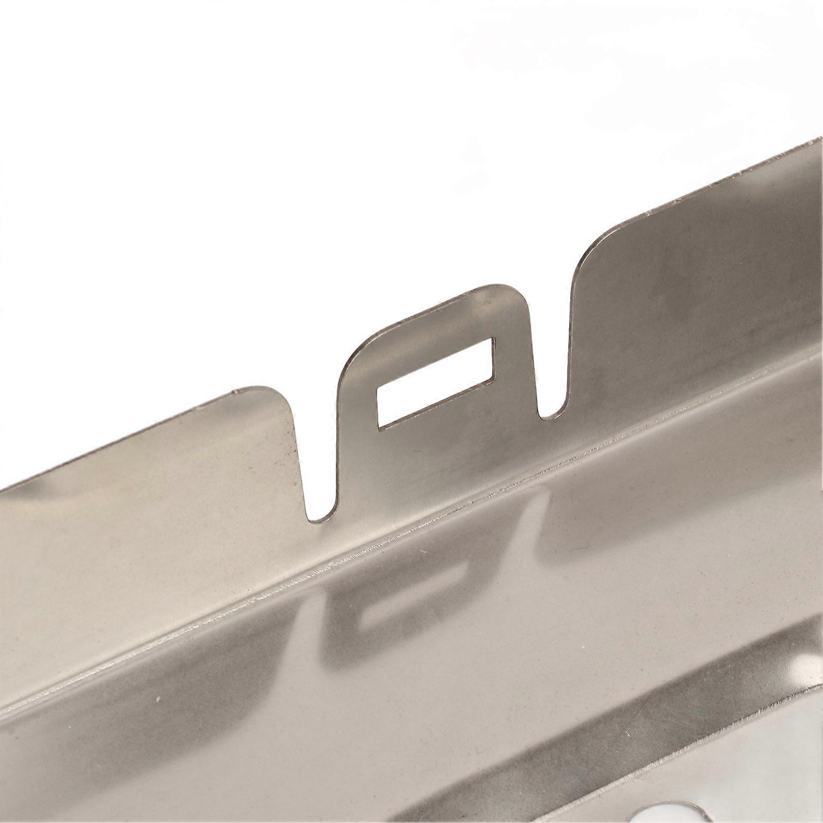 193 X 285mm Battery Tray Stainless Steel Sturdy Reliable Battery Mounting Tray with Fixing Screws Universal for Car