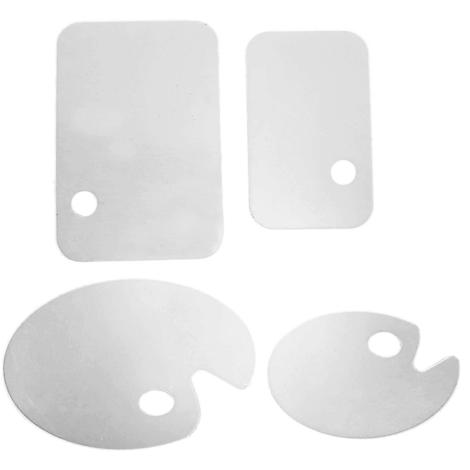 High Transparency Direct Wipe Acrylic Safe Non Toxic Paint Palettes for Parties and Home Decoration