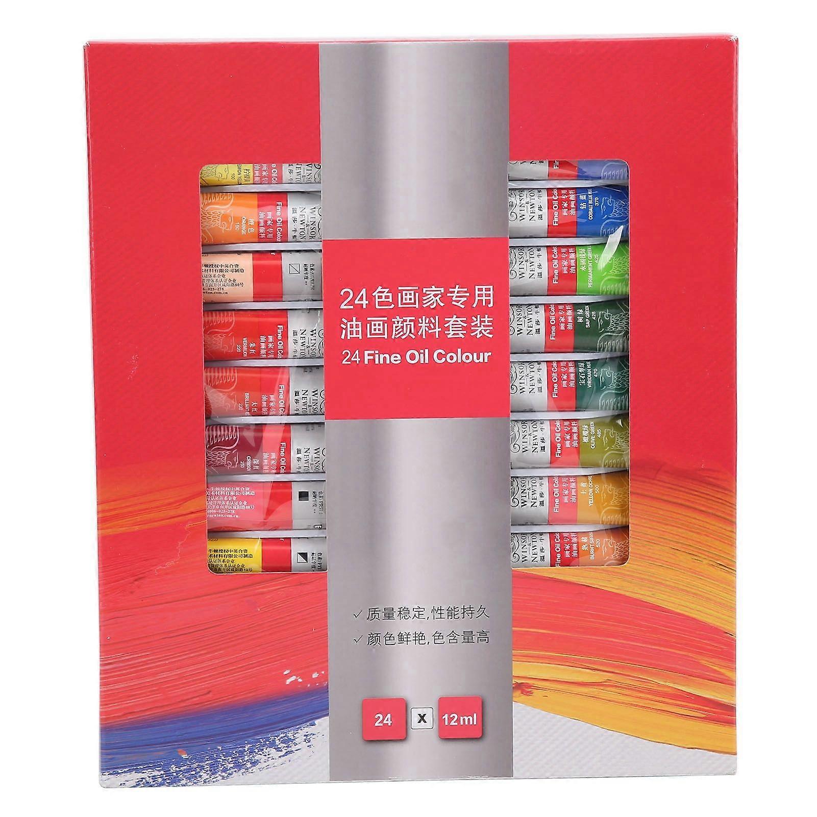 2025 dernier modèle 18Pcs peinture à l’huile ensemble riche vif résistant à la lumière peinture brillante