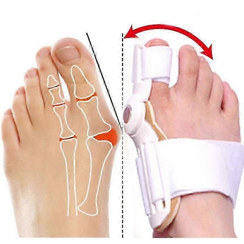 2pcs Splint Big Toe Straightener Corrector Foot Pain Relief Hallux Valgus Correction Orthopedic Pedicure Foot Care