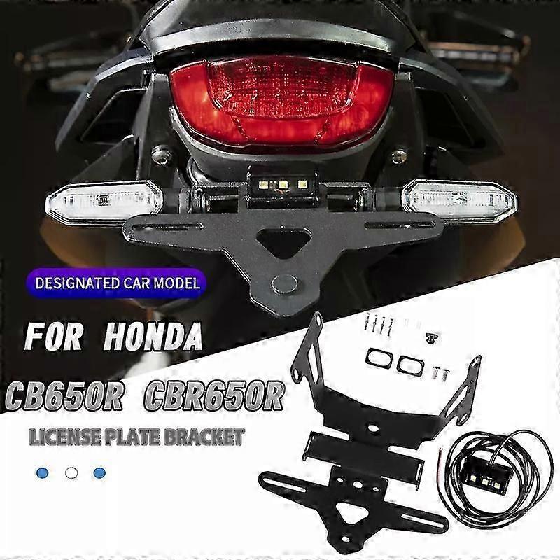Suport Plăcuță De Înmatriculare Motocicletă Suport Lumină Spate Eliminator Aripă Ordonată Pentru Honda Cb650r Cbr650 Cbr 650r 2019-2023 AccesoriiCadru Autovehicul