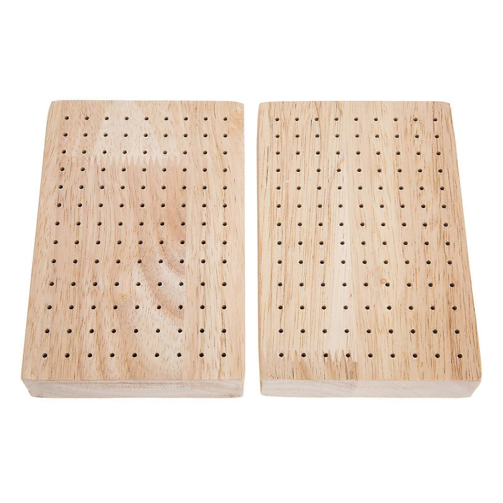 Pottery Tools Portable Clay Wedging Board For Pottery Rectangular Style Display Stand 5.89X3.93X0.98Inch 2Pcs