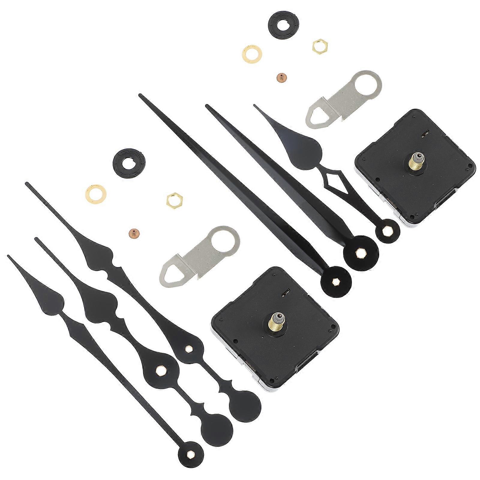 Clock Movement Replacement Part High Torque Round Simple Design Quartz Clock .5X2CM 2Sets