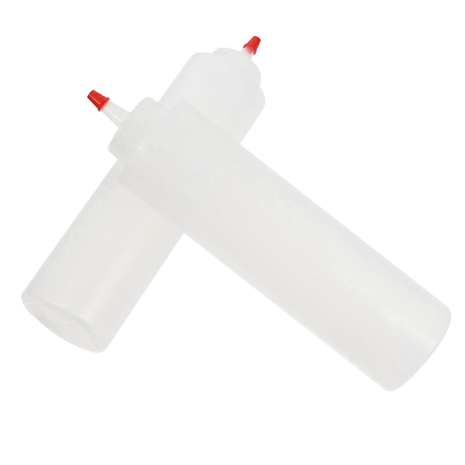 Refillable Squeeze Bottle Squeeze Condiment Bottles Outdoor Enthusiasts PE Water Resistance 6Pcs