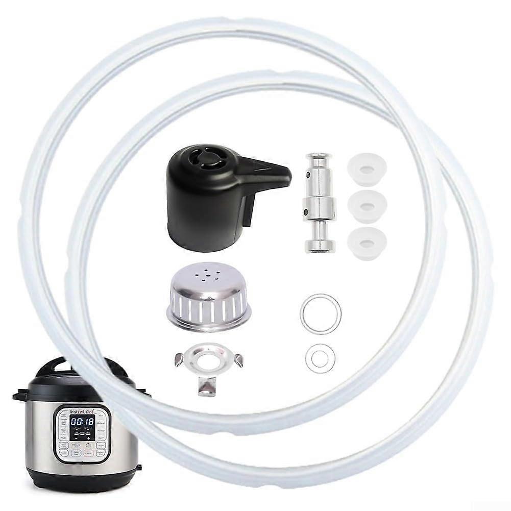 11piece sealing and valve set, silicone sealing ring, steam release handle, float valve seal, pressure cooker accessories
