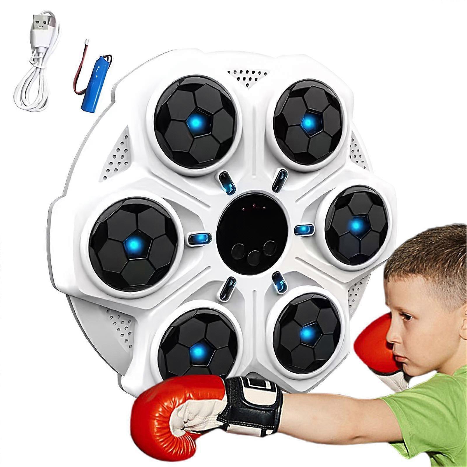 Wall Boxing Training Equipment Music Boxing, Wall Boxing Game Interactive Boxing Music Training Machine, Wall Mounted Boxing Mat