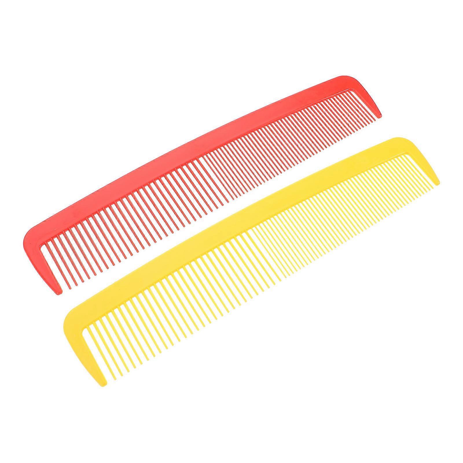 Giant Hair Comb Halloween Party Favors Big Comb Props Red Stage Performance 2Pcs
