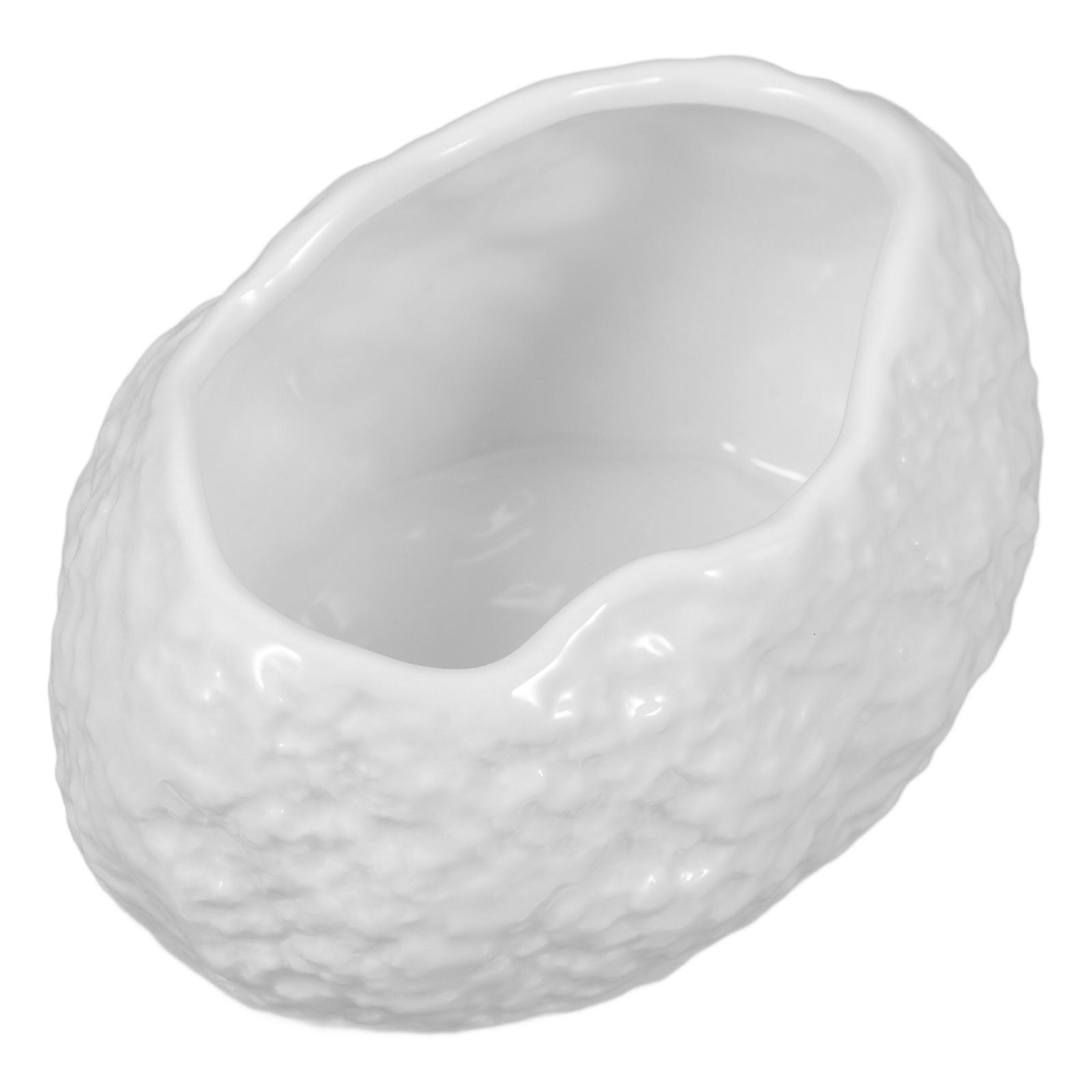 Unique Ceramic Bowl with Rock Pattern, Versatile Serving Dish for Desserts, Fruits, Sauces and Snacks, Ideal for Family Gatherings