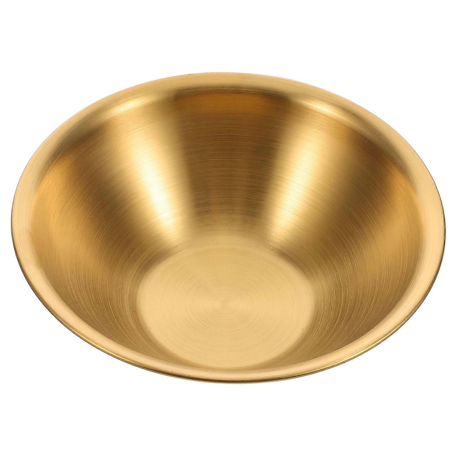 Stackable Stainless Steel Salad Bowl, Multi Functional Food Storage Container for Camping, Travel & Picnics – Smooth Design for Fruits, Vegetables