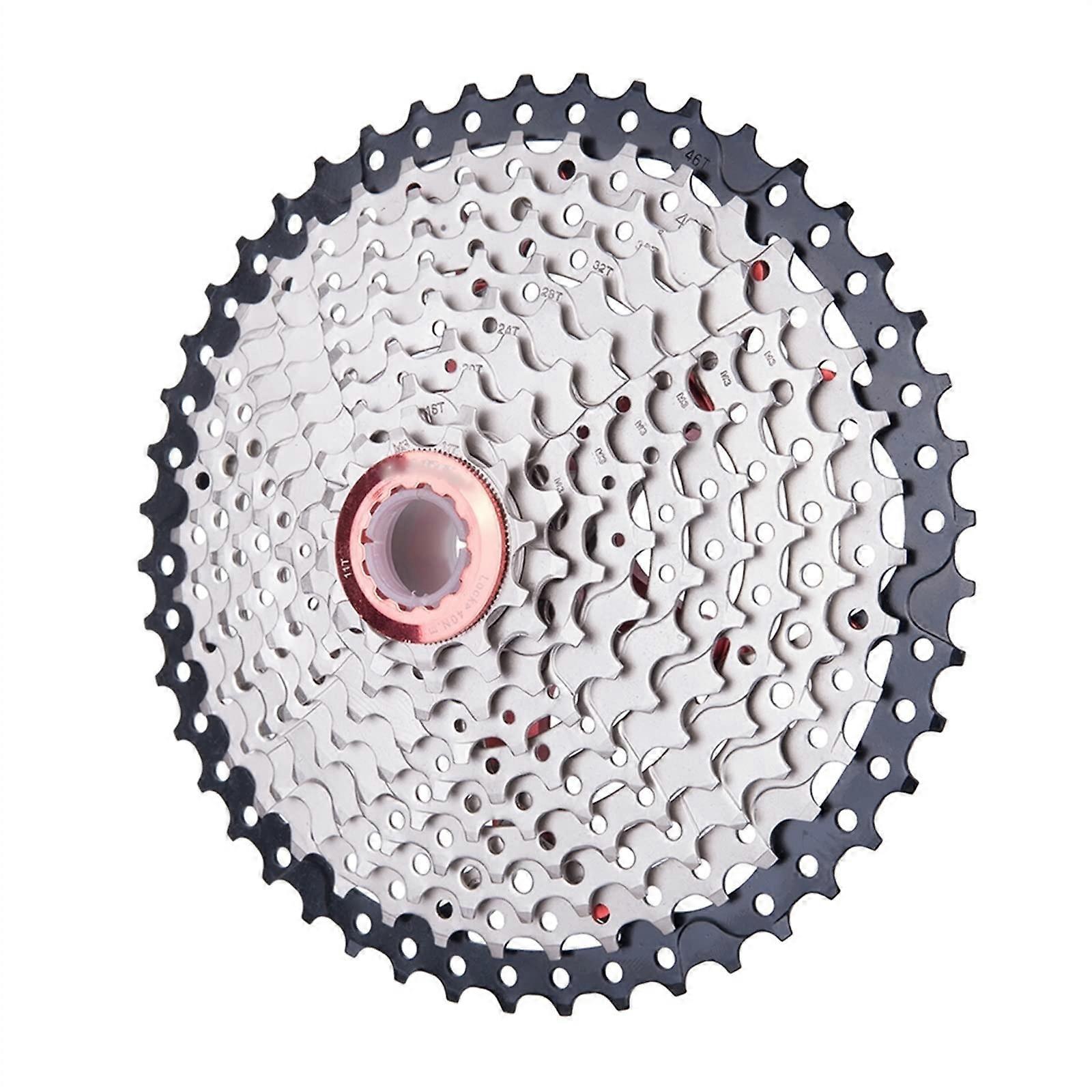 Longlasting, easytoinstall 10speed bicycle cassette 1146T 10S 10V 46T K7 MTB mountain bike chainring freewheel 10speed sprocket.
