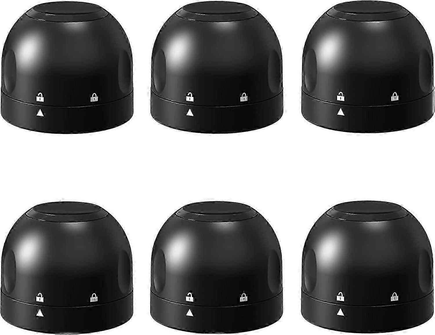 Champagne Stopper with Twist Lock Bulk Set of 6, Reusable