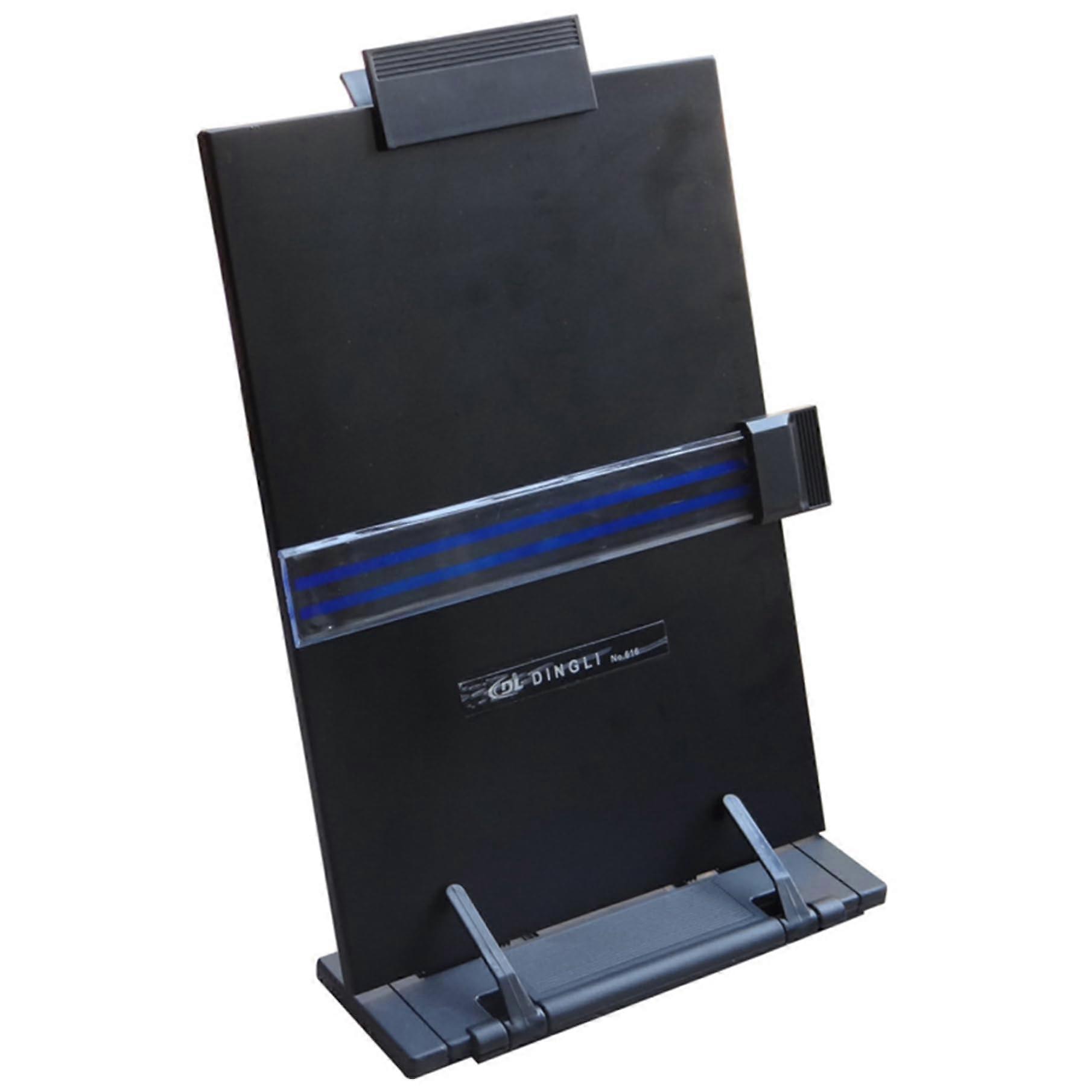 9x12inch document holder plastic paper holder with 7 adjustable angles and reading aid