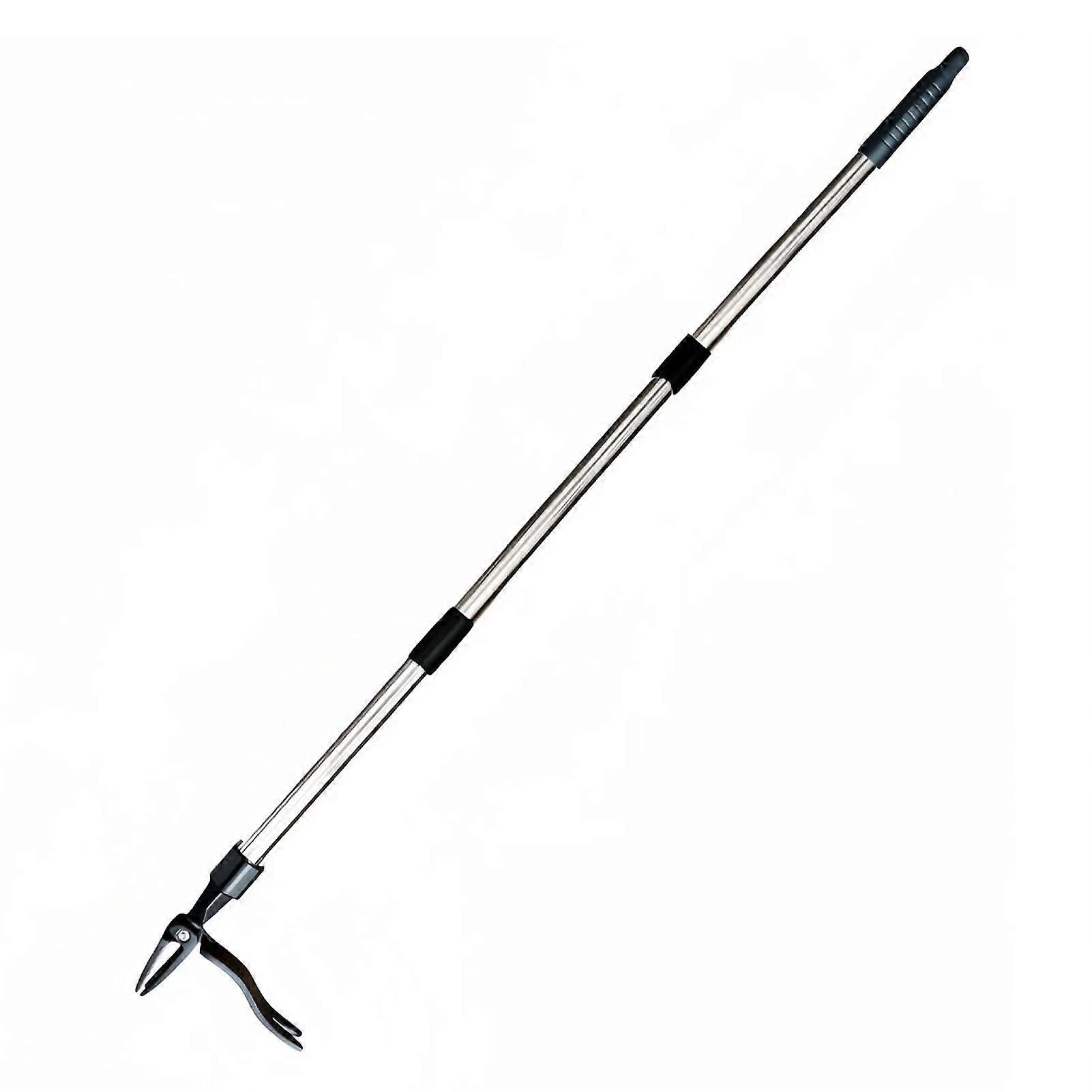 Stand Up Weed Puller 44Inch Long Handle 4Claw Hand Tool for Garden Lawn Yard
