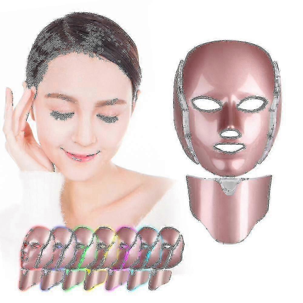 Photon Skin Rejuvenation 7 Color Treatment Anti Aging Removal Wrinkle Facial Skin Mask led Mask