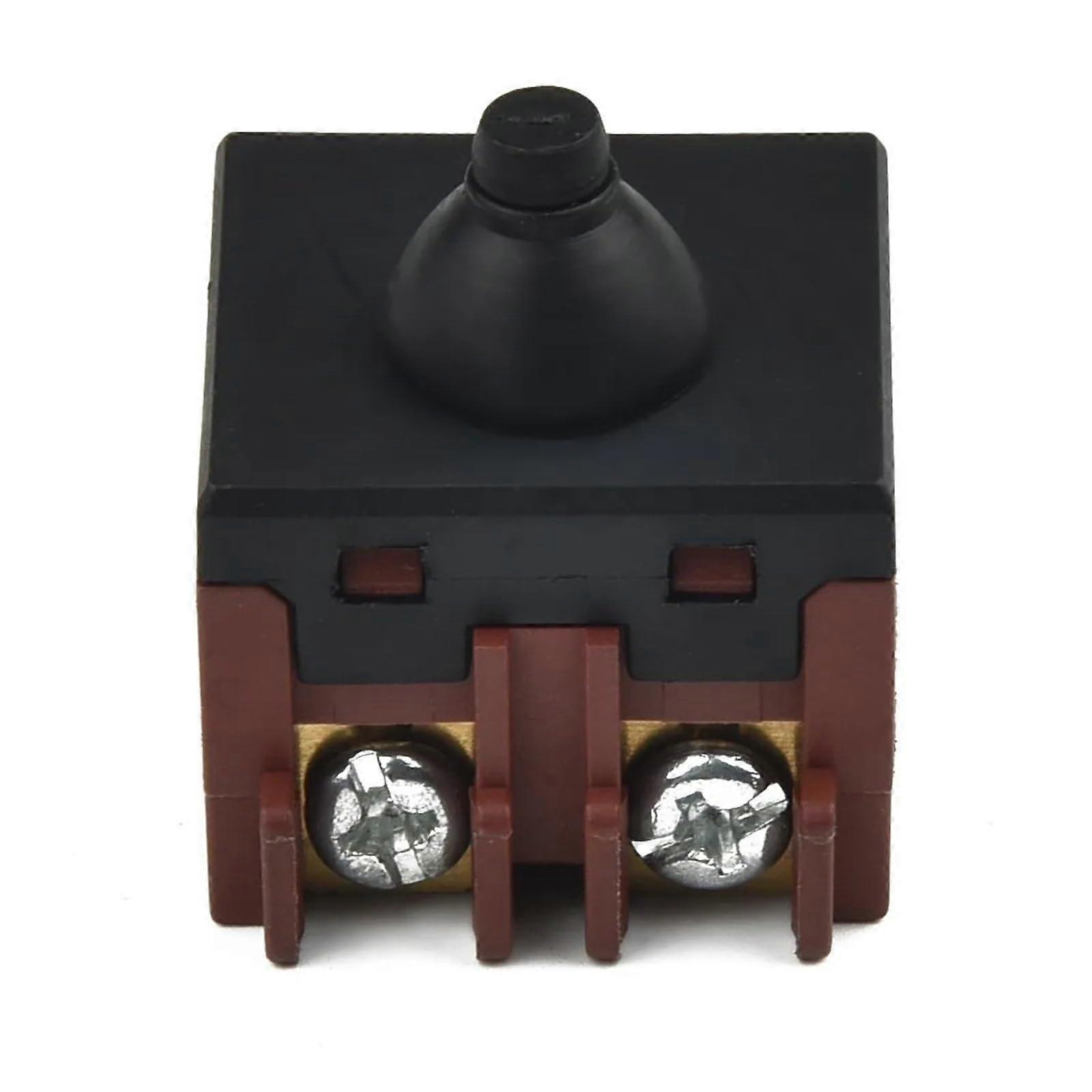 2pcs Angle Grinder Switch Replacement Push-Button Switch for 100mm 115mm 125mm Grinders, Durable Plastic, Easy Install