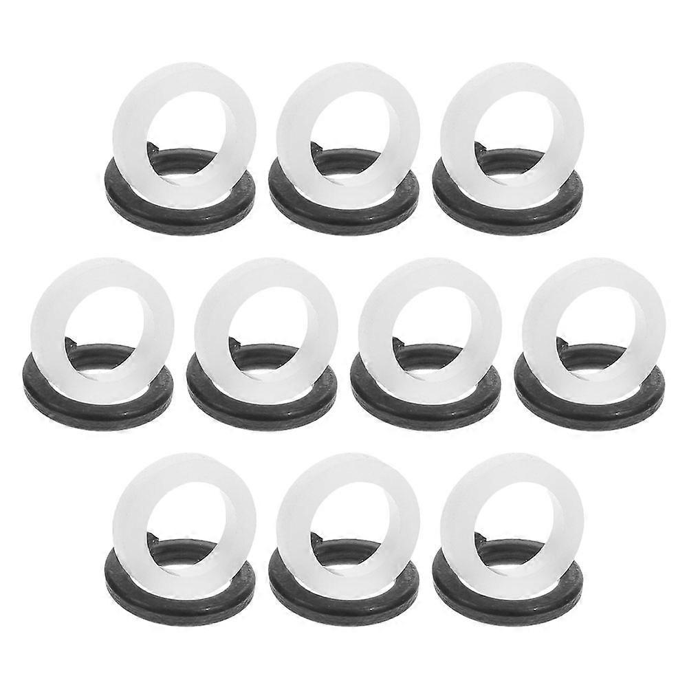 20pcs Guitar Tuner Washers Gaskets for Electric Acoustic Guitars Durable Plastic Metal Handle Design for Enhanced Tuning Stability and Playability