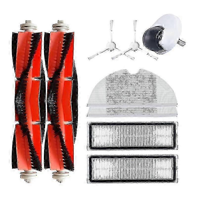 9pcs Accessory Set for Xiaomi Mijia 1C STYTJ01ZHM Robot Vacuum Cleaner - Replacement Brushes & Filters for Efficient Cleaning