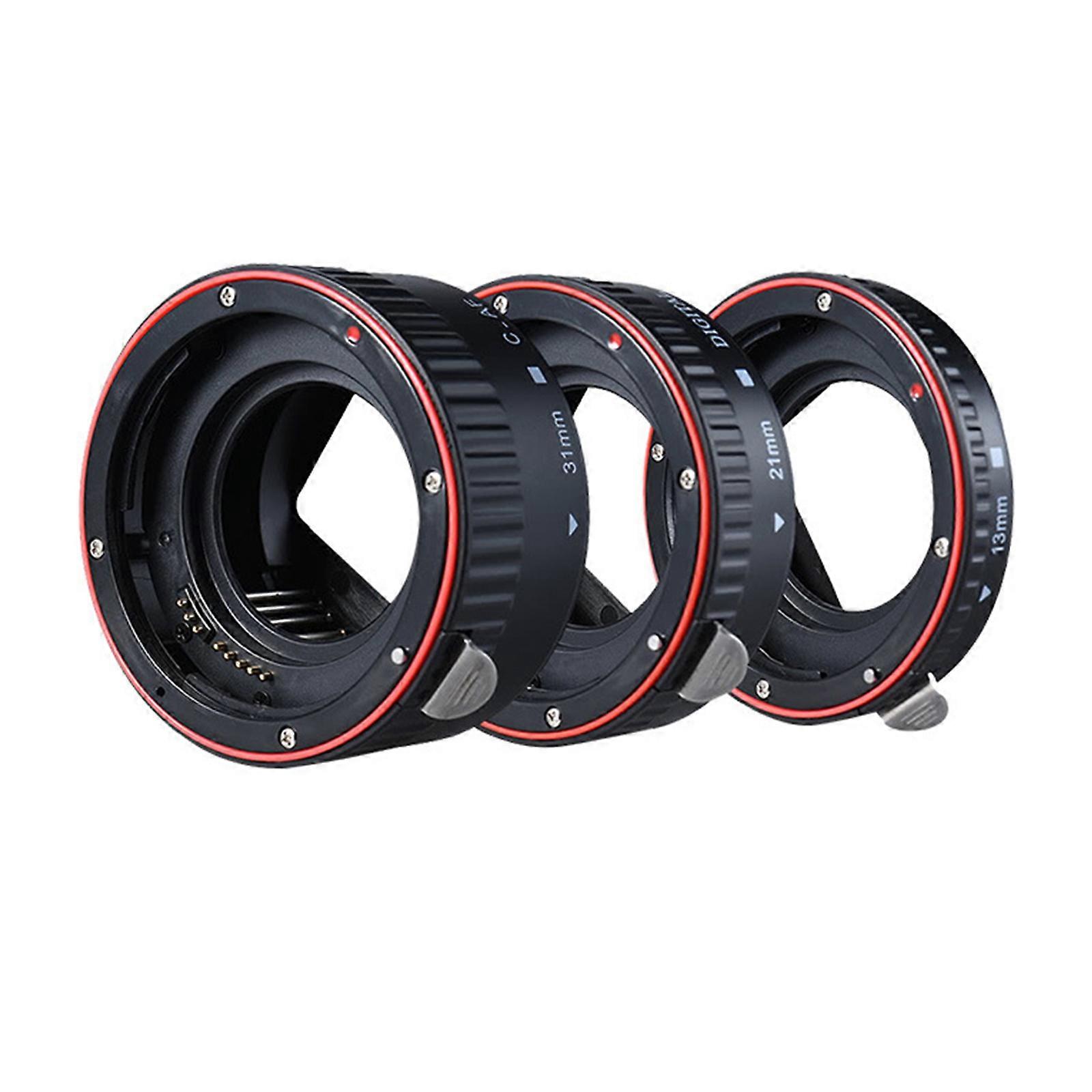 Auto Focusing Macro Extension Tubes For S350 13mm 21mm 31mm for Stunningly Close-Up Shots Multicolor