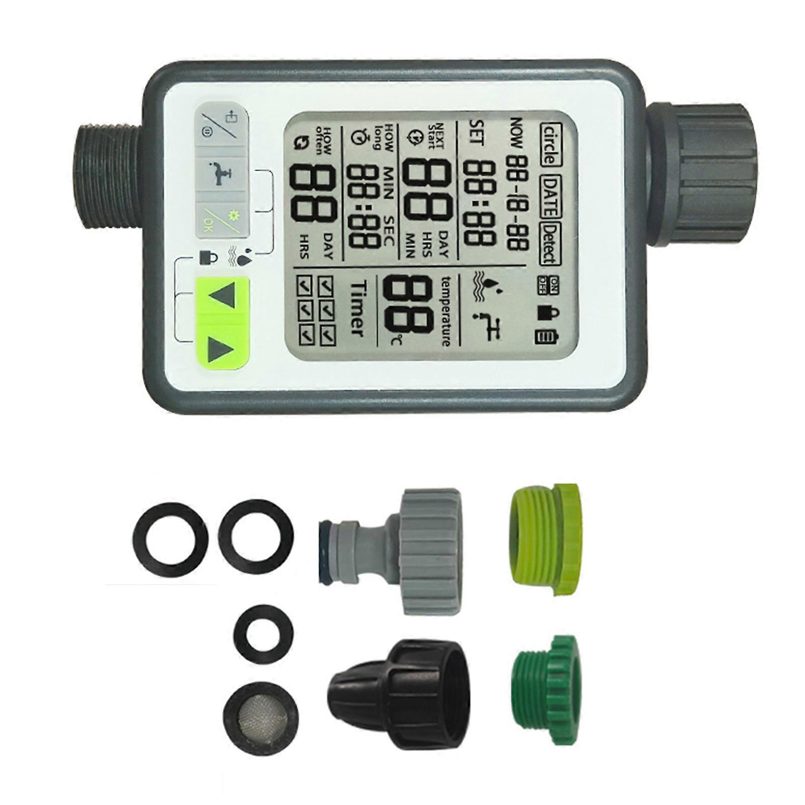 Automatic Water Timer Garden Digital Irrigation Machine Intelligent Sprinkler for Outdoor to Save Water&Time Multicolor