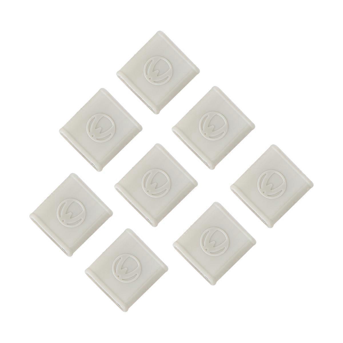 Bandage Protectors Elastic Braces Grey Silicone Support For Sports Activities 8Pcs