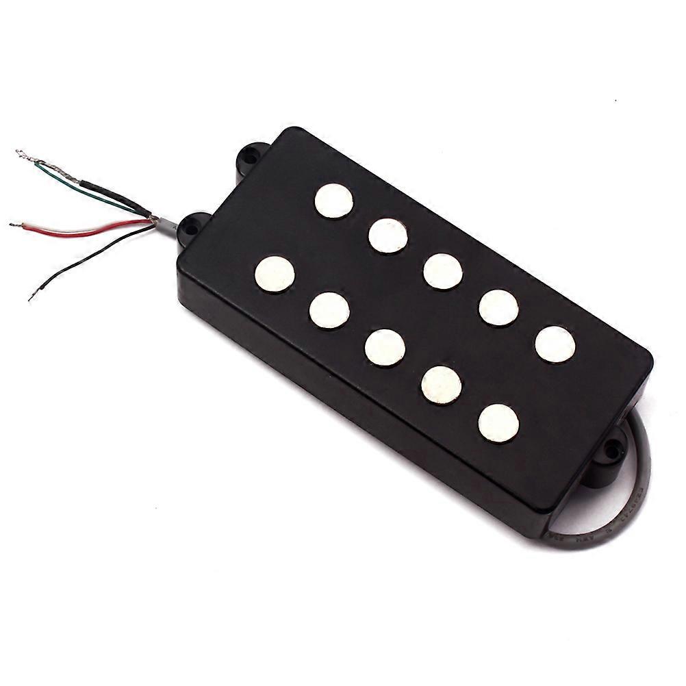 Neck Bridge Pickups Set Bass Guitar Parts Accessories GMB17 Black Open Style Medium Output 1Set