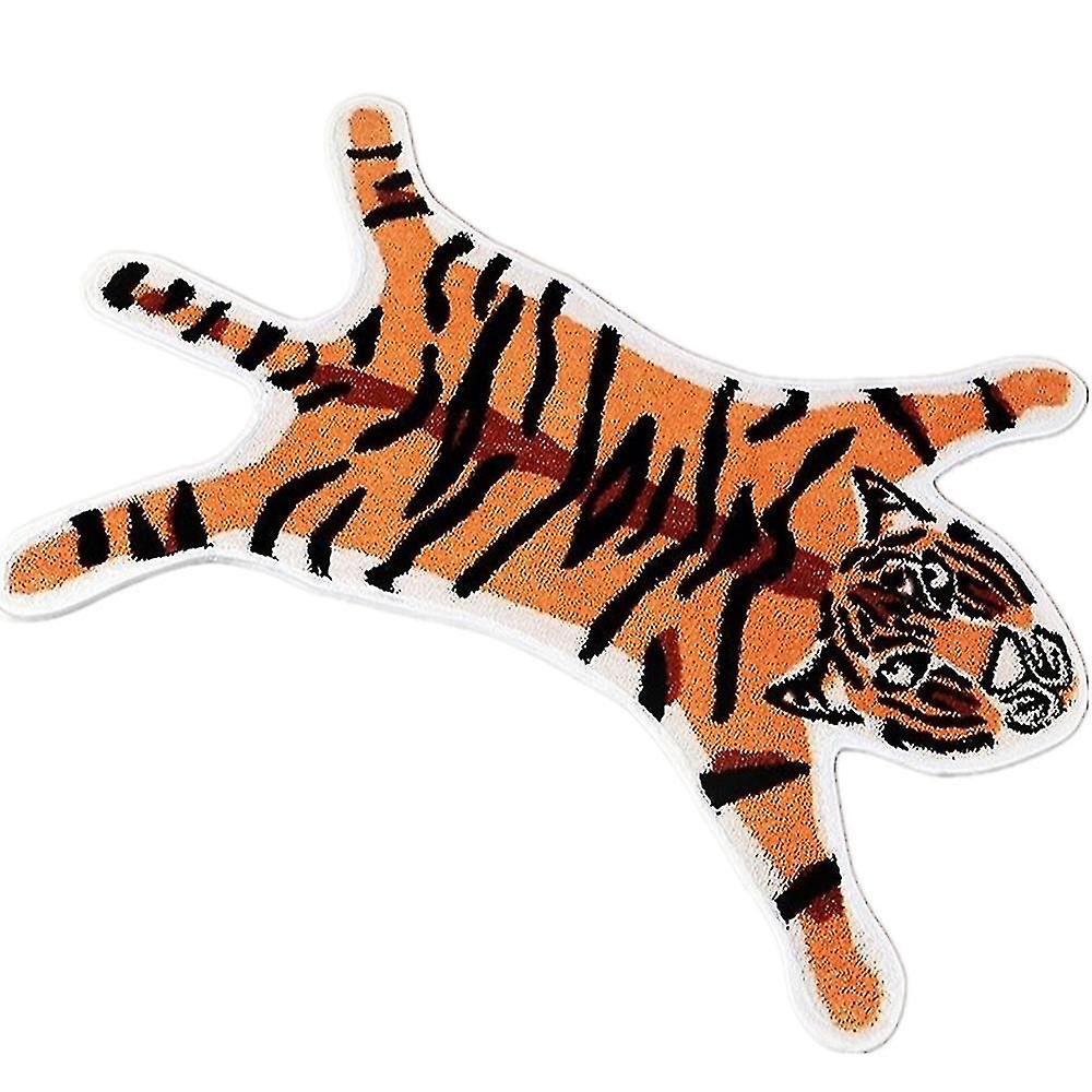 Tiger Fluffy Soft Plush Bathroom Bath Mats With Quick Dry Absorbent