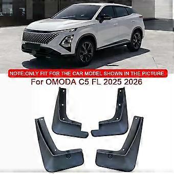 Dla OMODA C5 FL 2025 2026 2027 Stylizacja samochodu ABS Chlapacze samochodowe Osłona przeciwbryzgowa Błotniki Chlapacze Błotniki Przednie tylne błotniki Akcesoria samochodowe