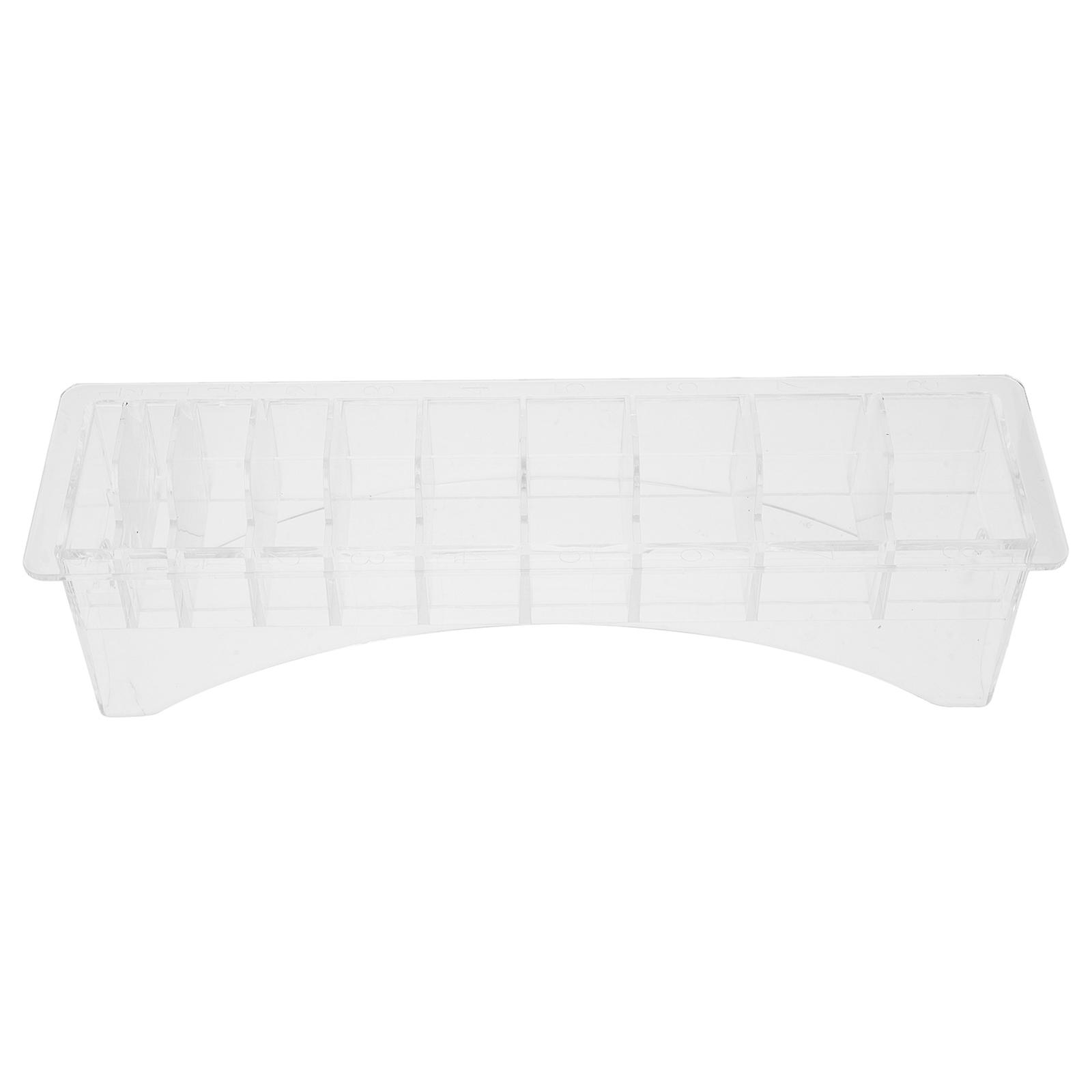 Hairdressing Tool Storage Box With Limit Comb Organizer For Men Women Rectangular 1Pcs