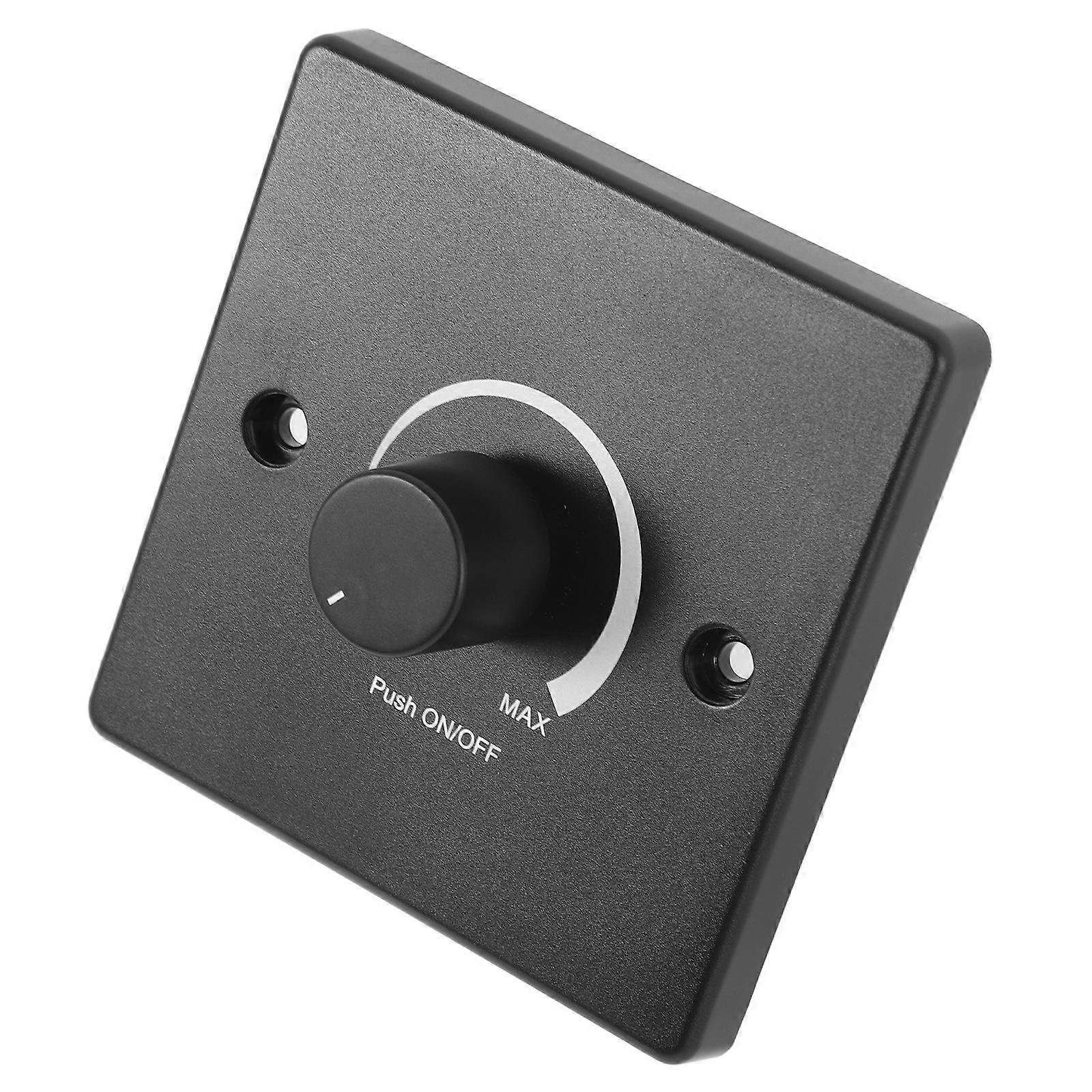 Low Voltage Switch for Yacht/RV with Dimming Control Panel, Black Wall Mount Light Fixture