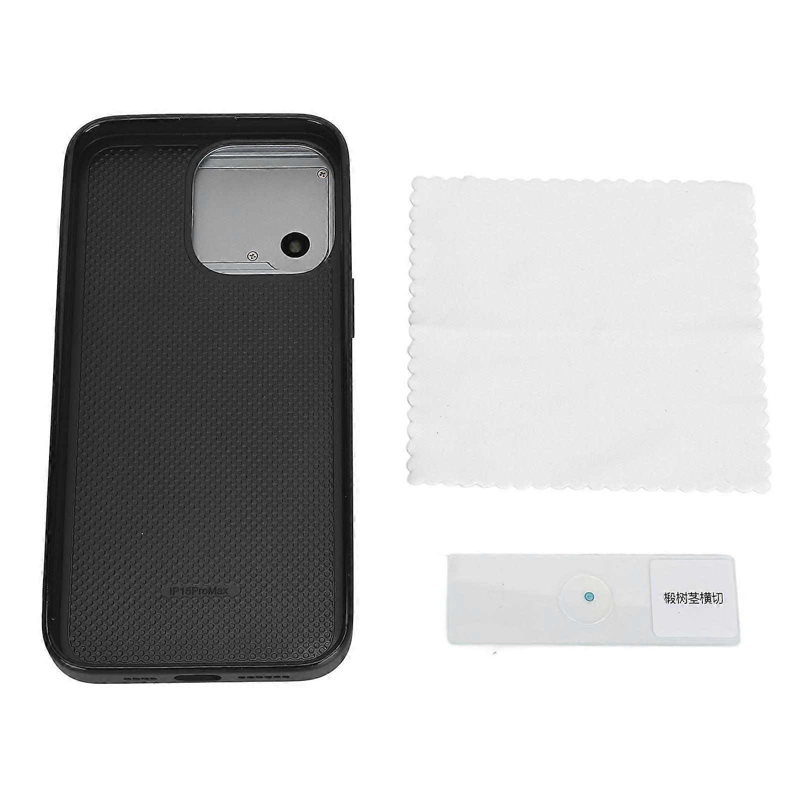 400X Phone Microscope with LED Light HD Optical Lens Cell Phone Mini Pocket Microscope for IPhone 15promax Kids and Adults