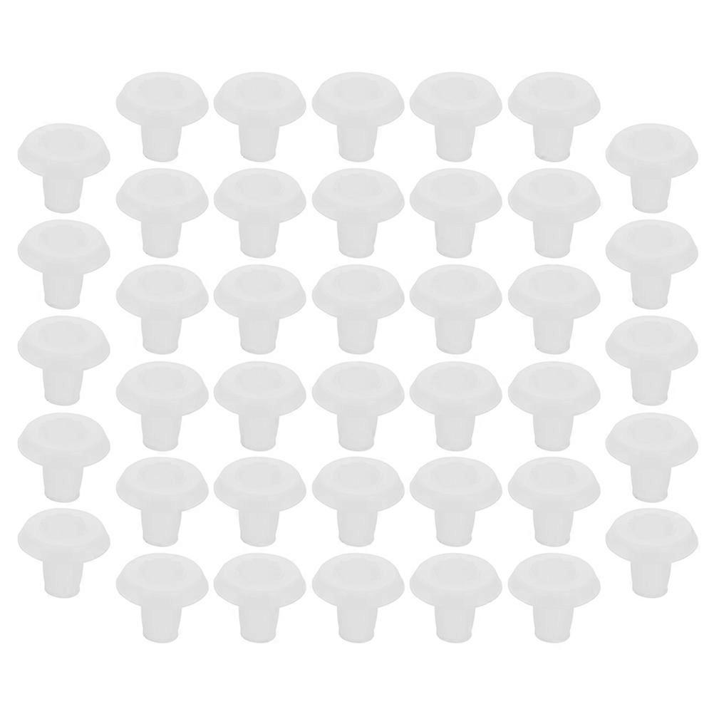 Blinds Rail Plug Made of POM for Easy Length Adjustment Transparent Color Fits Most Curtains 40 Pieces