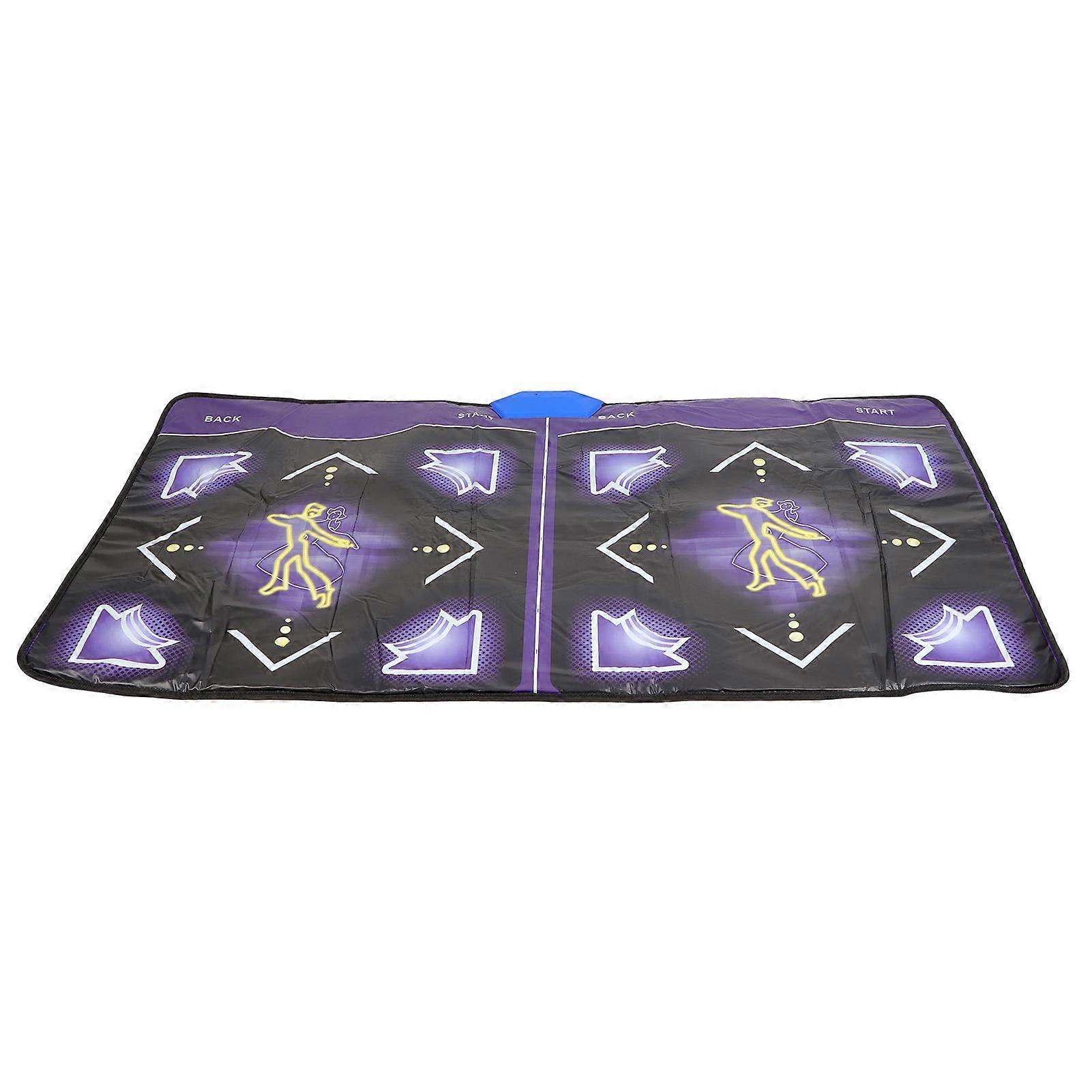 Dance Mat Yoga HD Multimedia Interface Built in Music Double Game Dance Floor Mats Supports Memory Card 100‑240V US Plug 