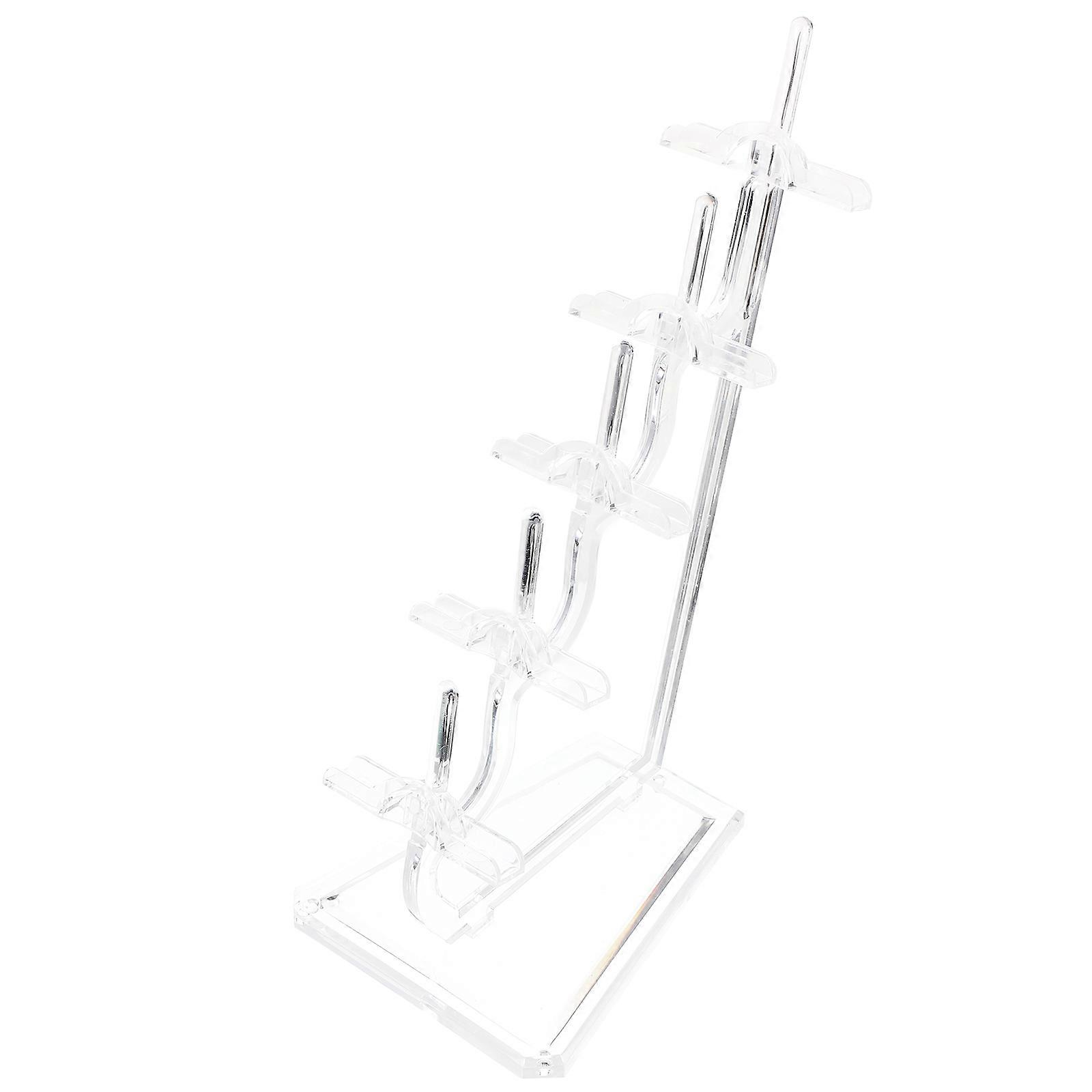 Acrylic Multi Layer Eyeglasses and Sunglasses Display Stand, Space Saving Sturdy Holder for Home or Store Organization