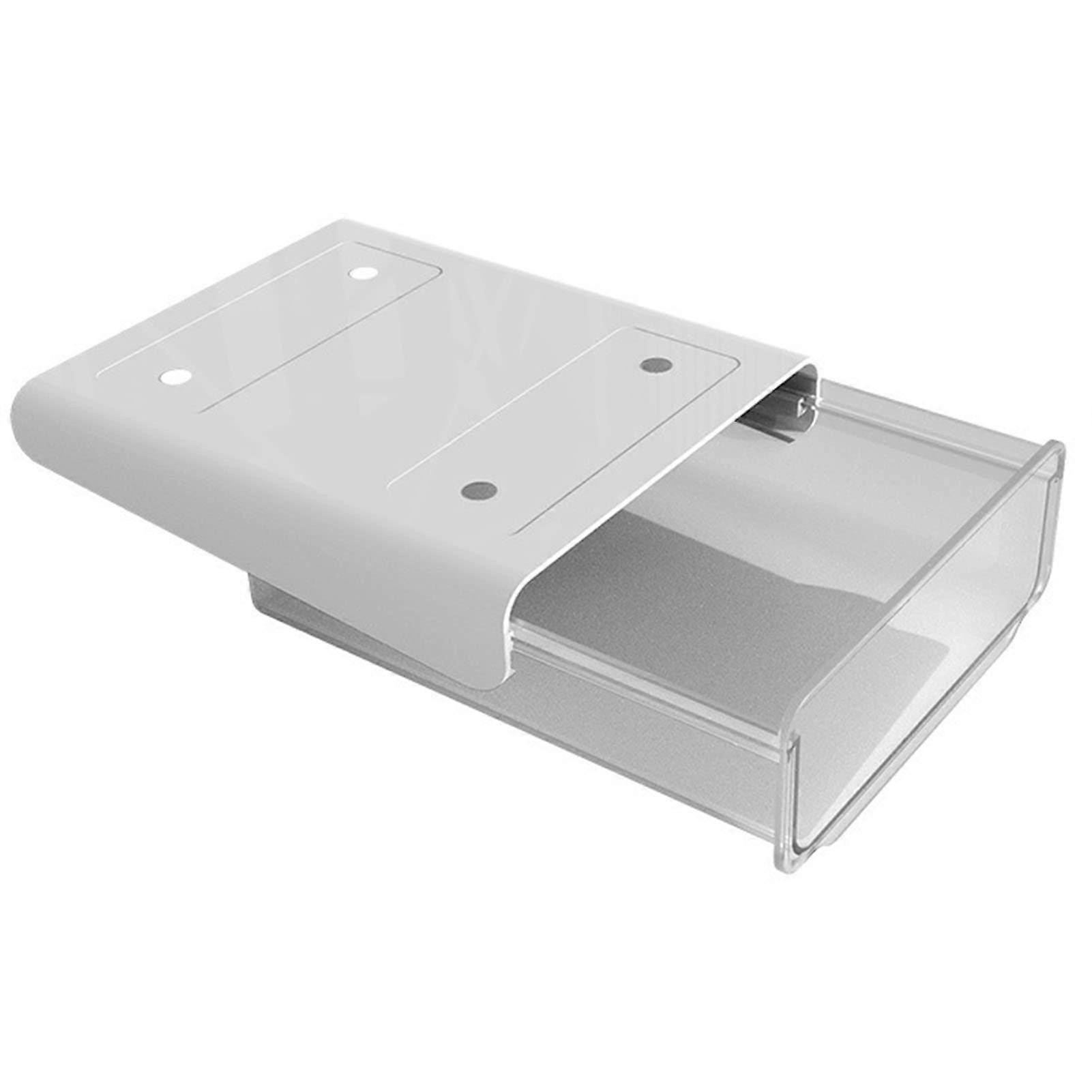 Invisible drawer, stationery organizer, dormitory, desk, spacesaving storage, transparent onelayer
