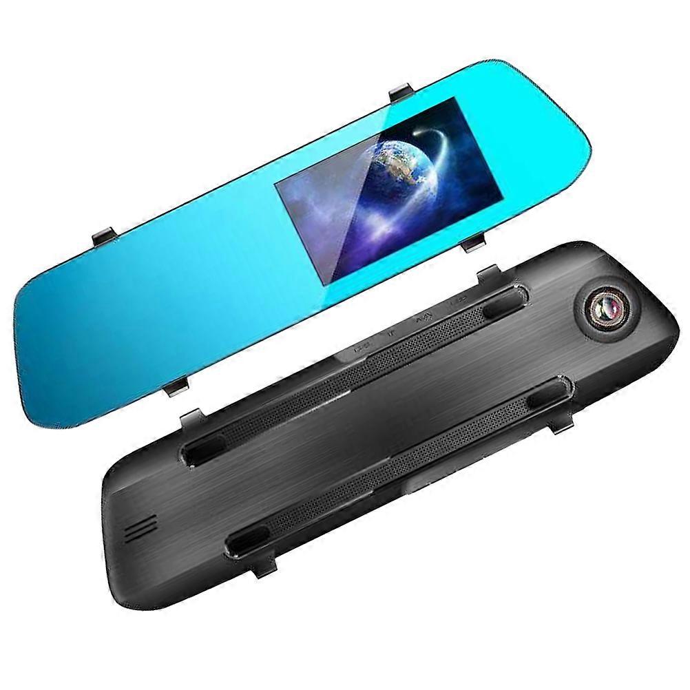 Loop-cycle Recording 1080P Dual Lens Car DVR Dash Cam Video Camera For Drivers 4.5 Inch IPS Touch Screen Wide Angle Lens 1 Set