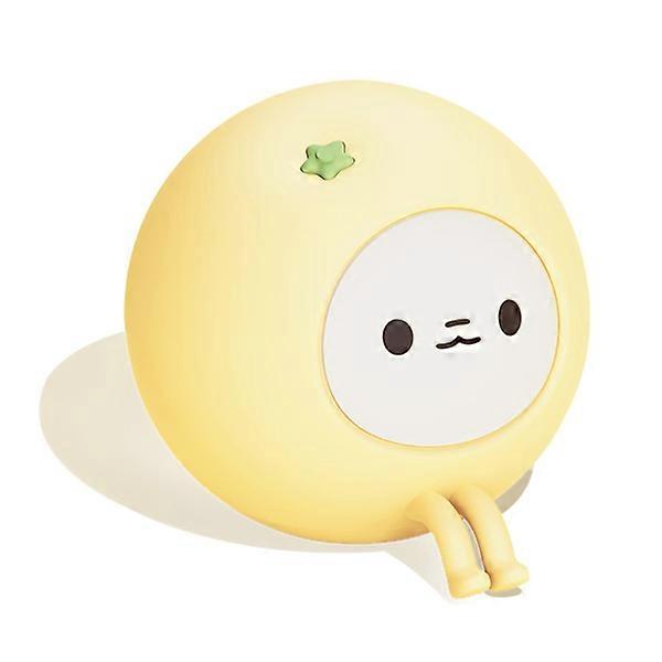 Night Light - Cute Night Light Food Grade Soft Silicone, Adjustable Brightness, Click Control, Timer Function