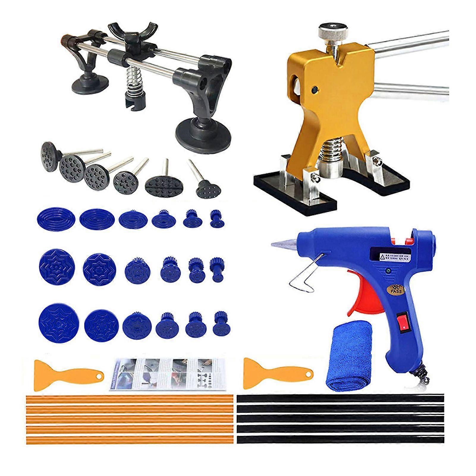 auto dent puller repair kit with bridge screw and adhesive pad