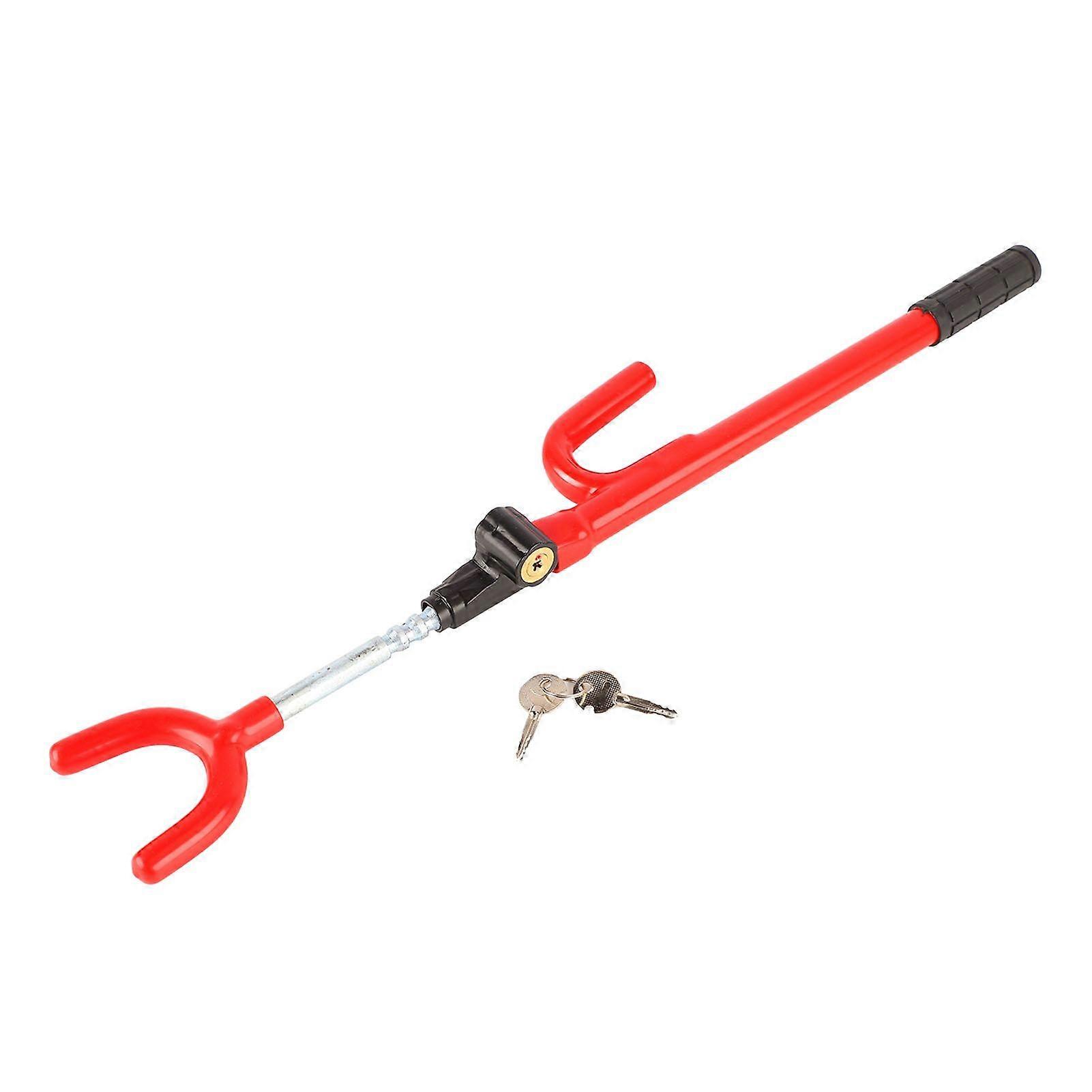 Adjustable Antitheft Steering Wheel Lock with 2 Keys