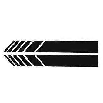 safety reflective stickers for car doors and rearview mirror 2 pcs