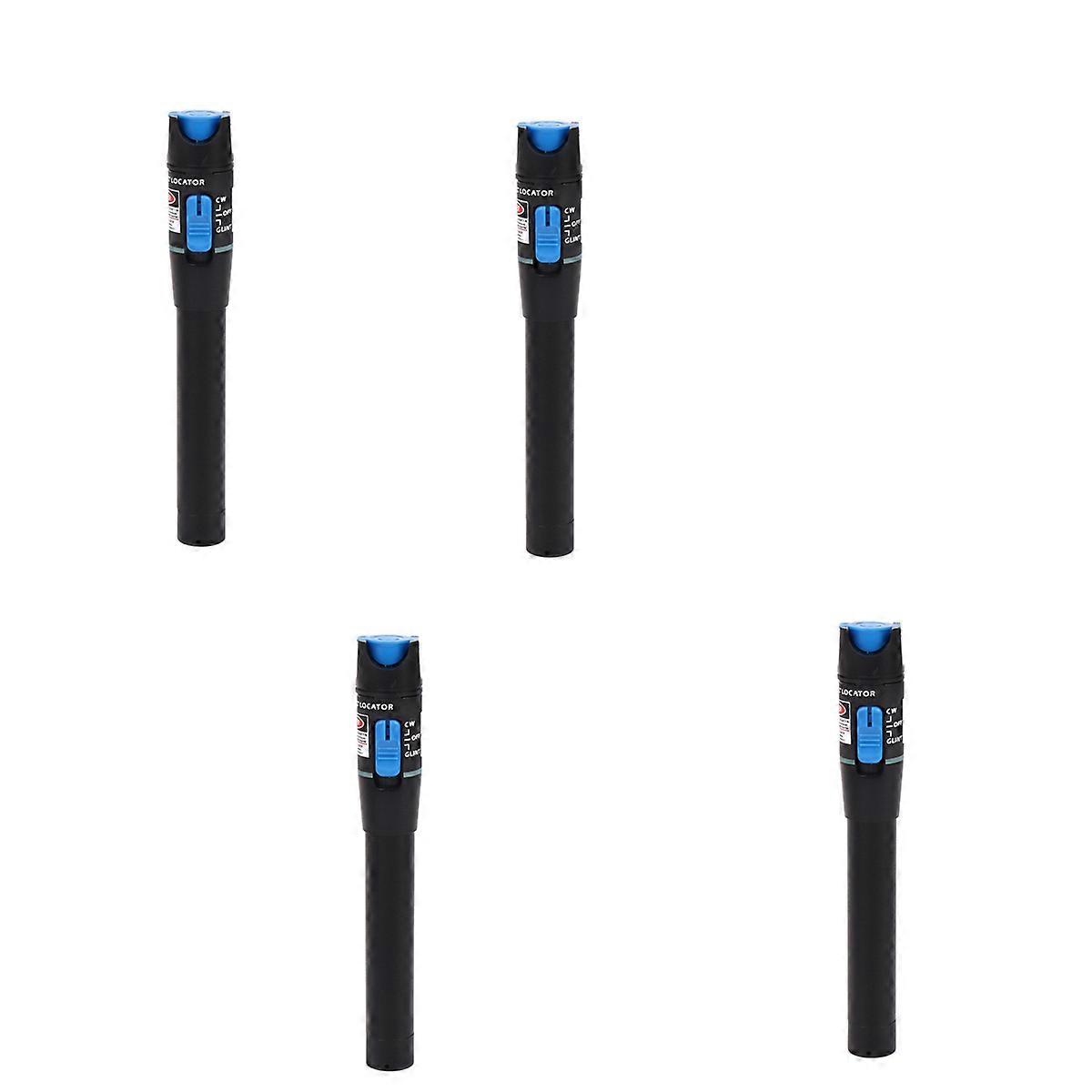 4X Portable 5Mw Fiber Optic Test Pen Red Light Source Pen Type Visual Fault Locator Fiber Optic Cabl