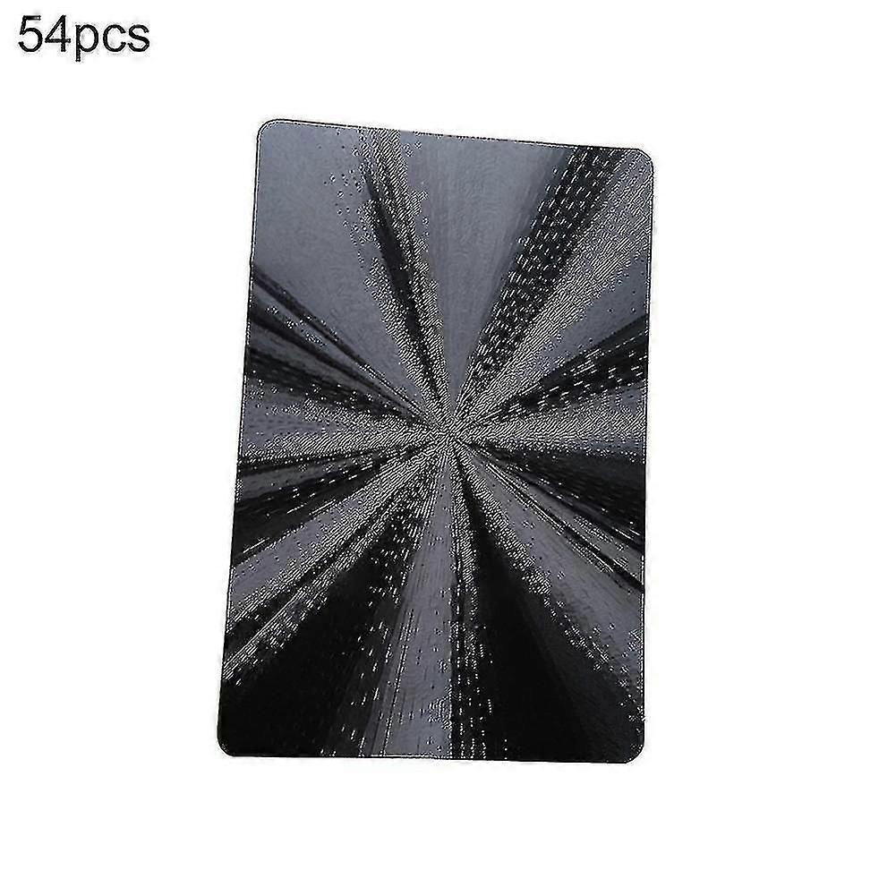 54pcs/set Waterproof Laser Foil Poker Table Game Playing Card Novelty Collection