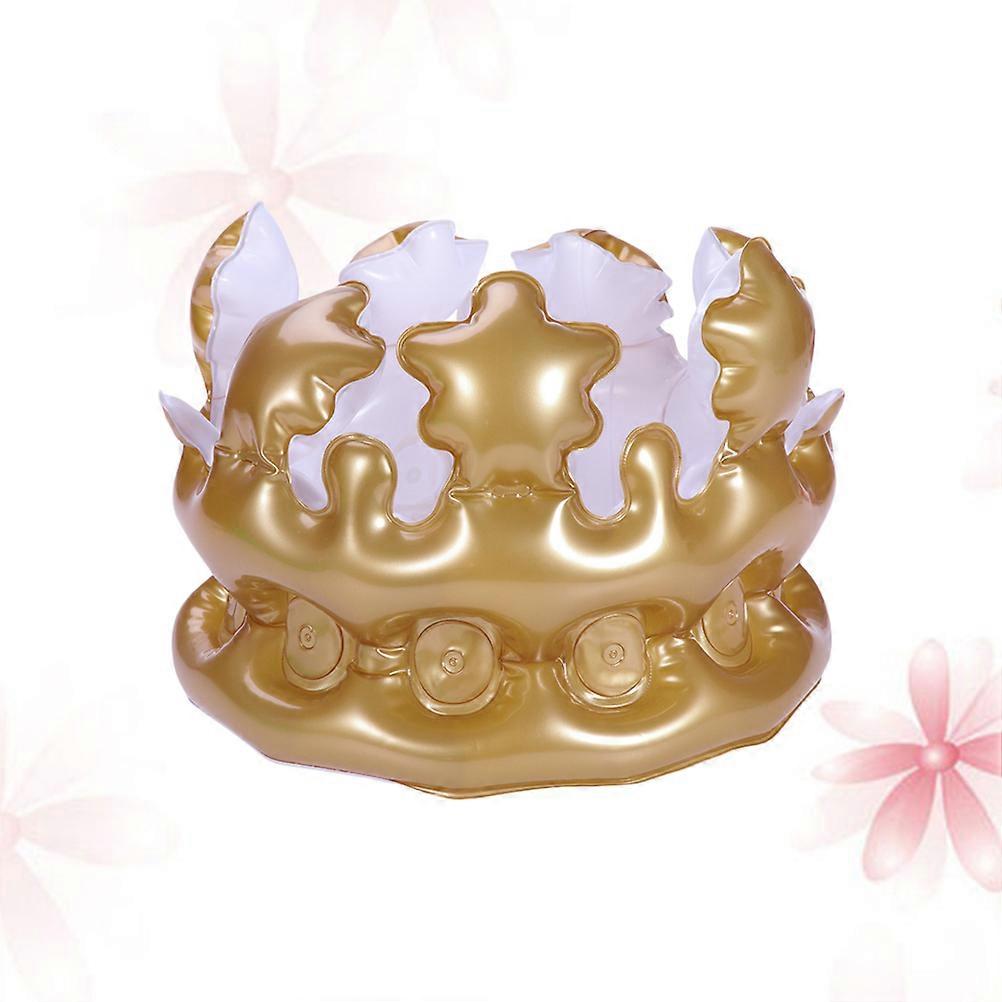 Celebratory Inflatable Crown, Unique Accessory for Special Milestones and Fun