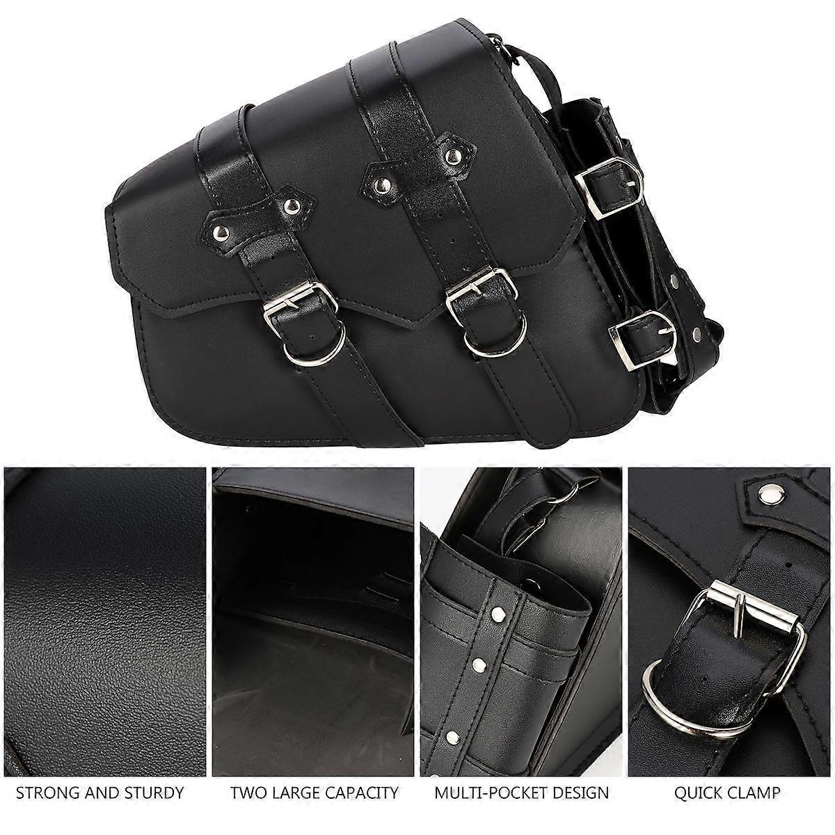 Waterproof Bike Handlebar Bag, Durable Saddlebag with Multipocket Organization for Riders