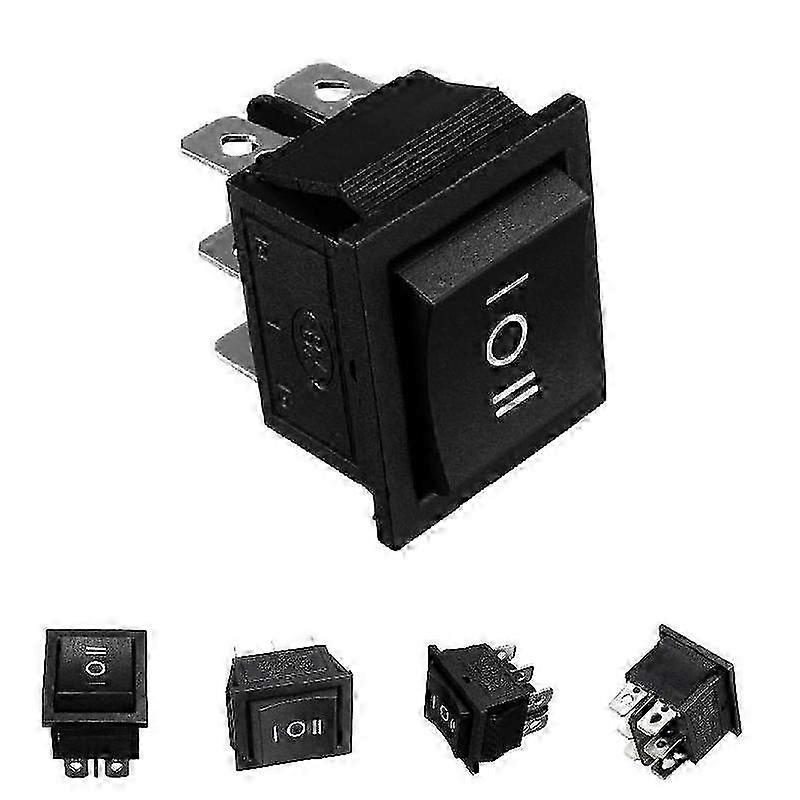 6 Pin 3 Position Boat On-Off-On Momentary Rocker Switch DPDT 16A 250V AC