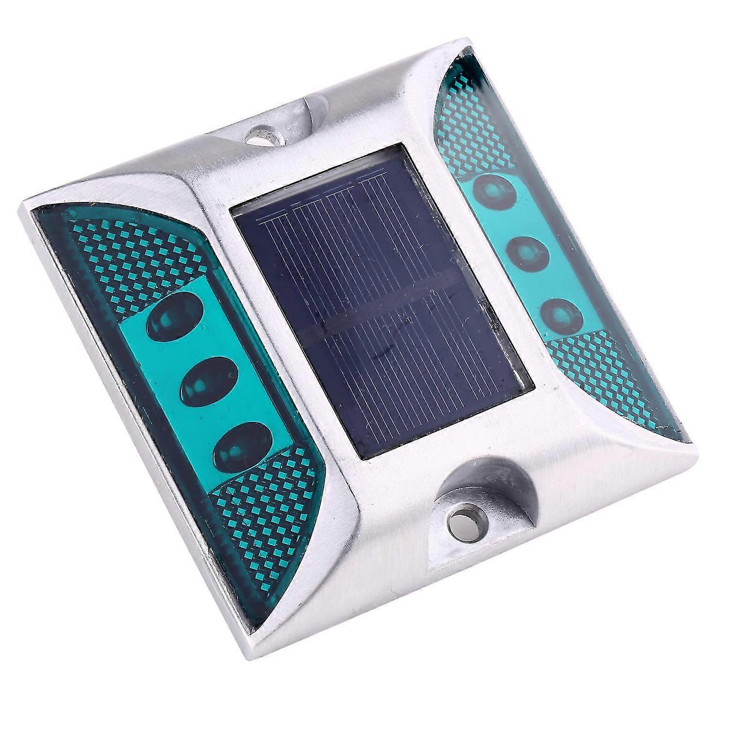 Aluminum Waterproof Led Solar Powered Road Stud Light green
