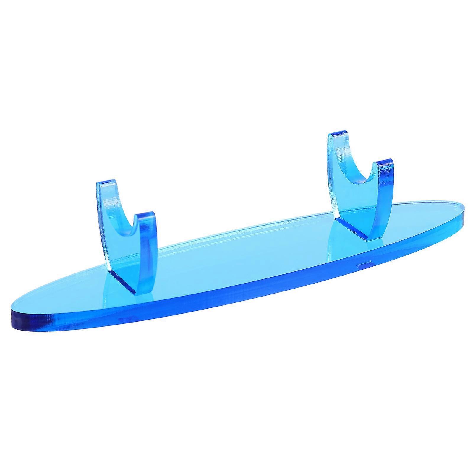 Pen Display Rack Ideal For Study Room Practical Design Blue Acrylic Pen Holder 1Pack