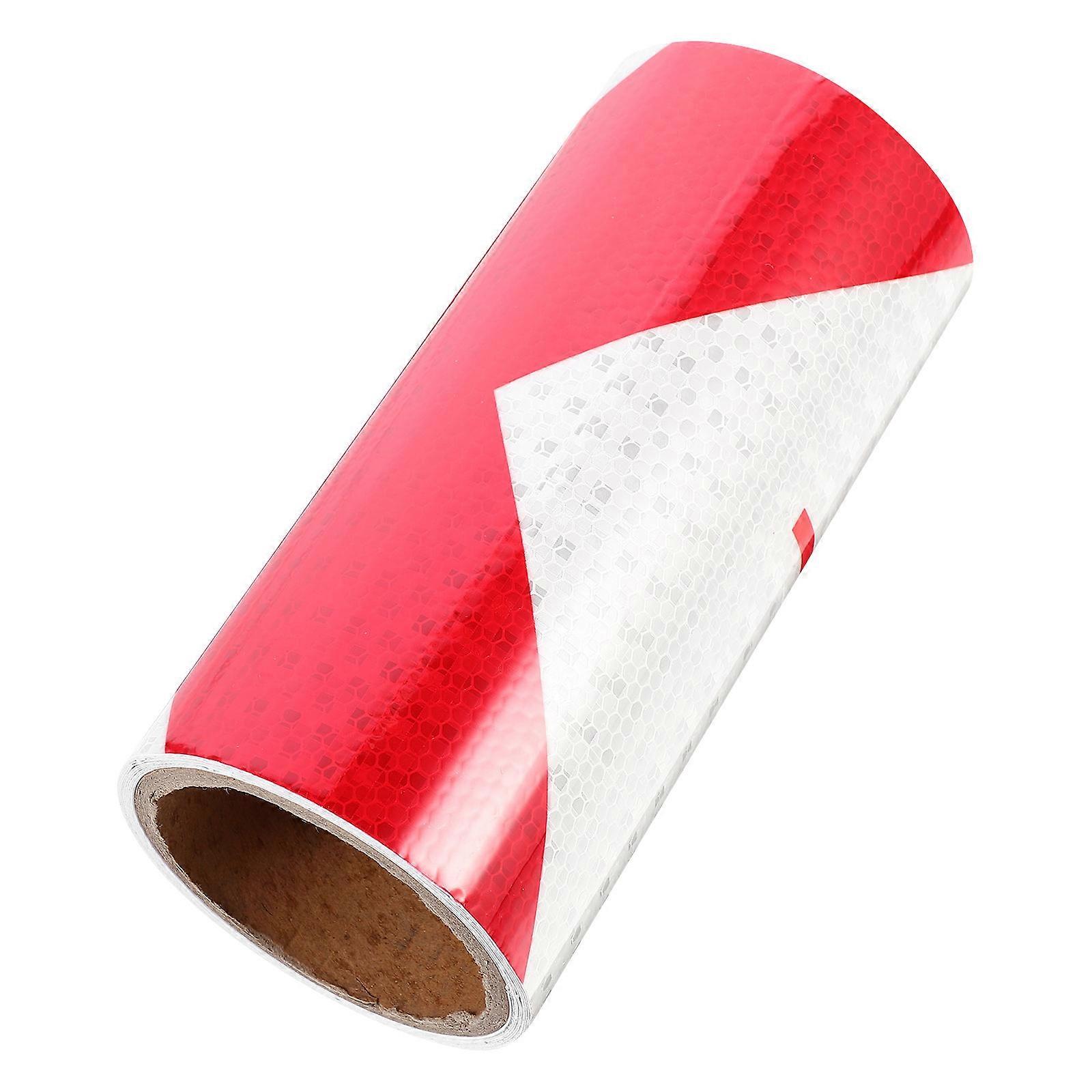 Safety Warning Tape Reflector 1 Pc High Visibility Reflective Sticker For Night Use 20x9.5cm Waterproof Emergency Situations