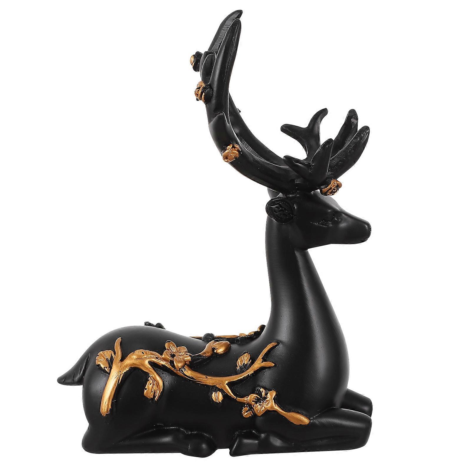 Elk Shape Decorative Stand For Crystal Sphere Display In Vintage 1Pcs