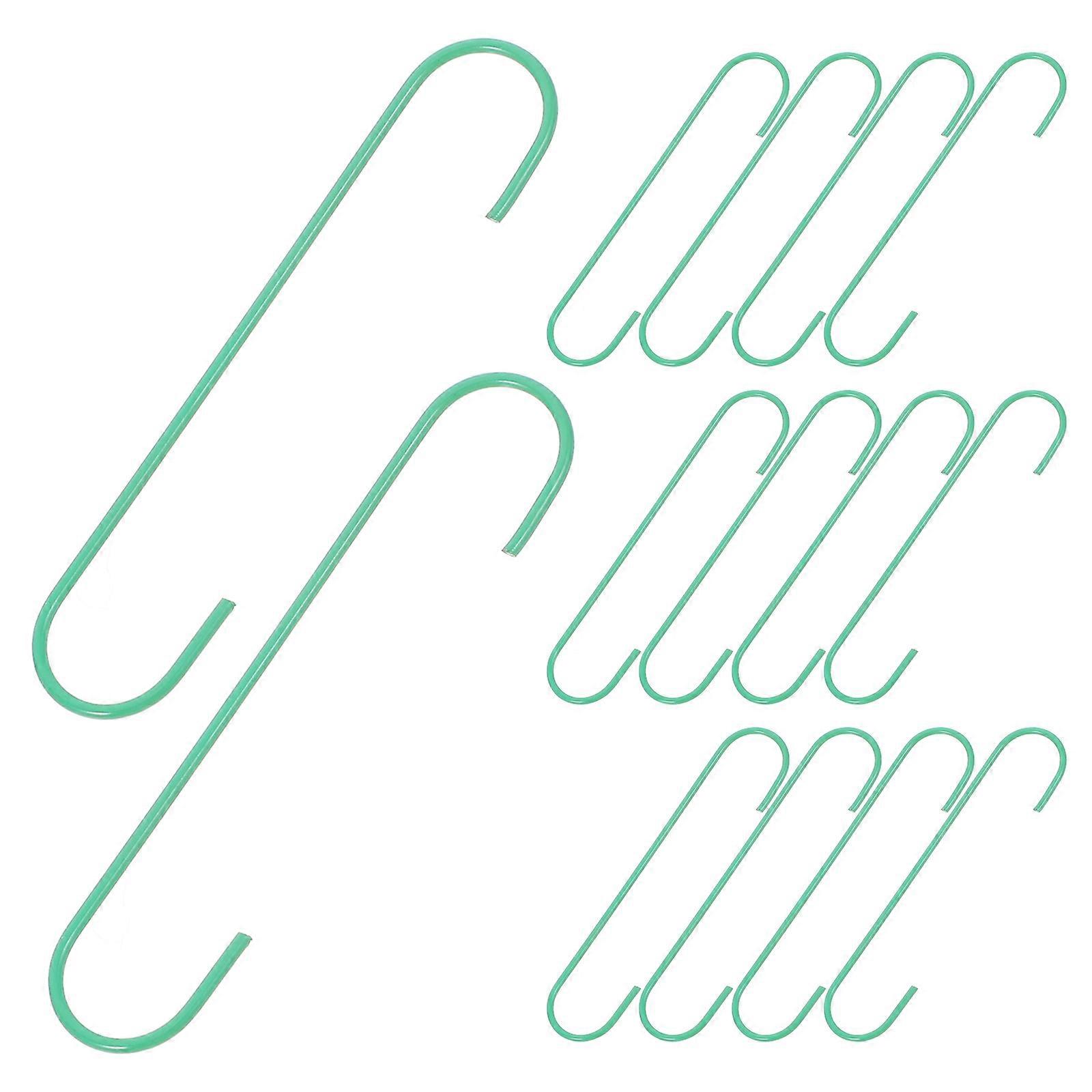 C-Shape Metal Ornament Hooks For Hanging Ornaments 100 Pcs Perfect For Christmas Tree And Holiday Parties With Simple Design