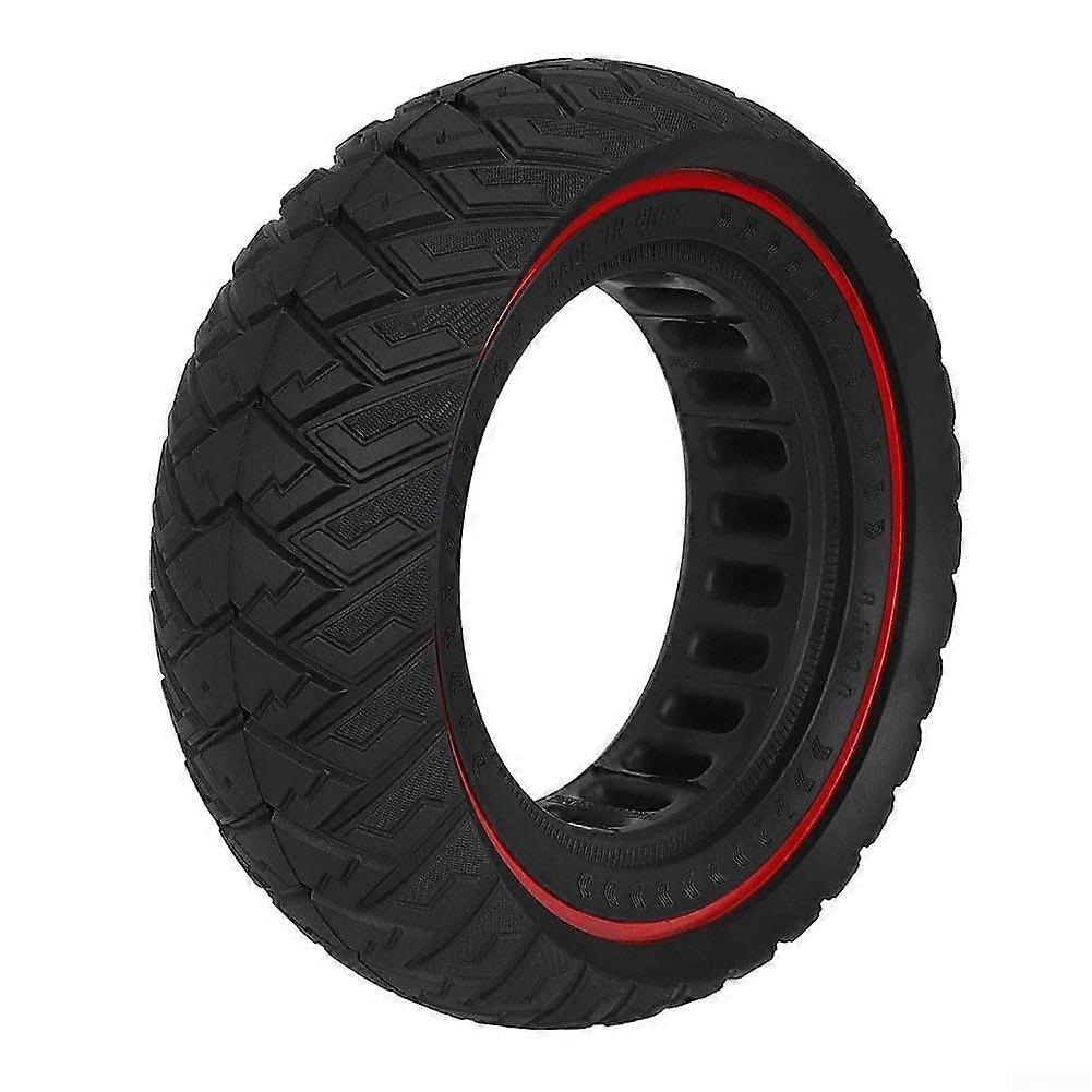 Alternative solution, solid tire, size 20.3 cm, 12.7 cm, for improved riding on scooter models (red line) Red line.